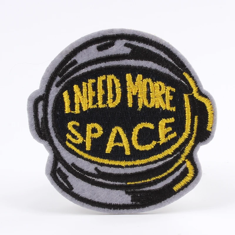 10pcs Iron On helmet Patches Embroidery Stickers Funny Badge for Motor Bicker Punk Rock Jeans Sewing Garments Appliques Patches 2