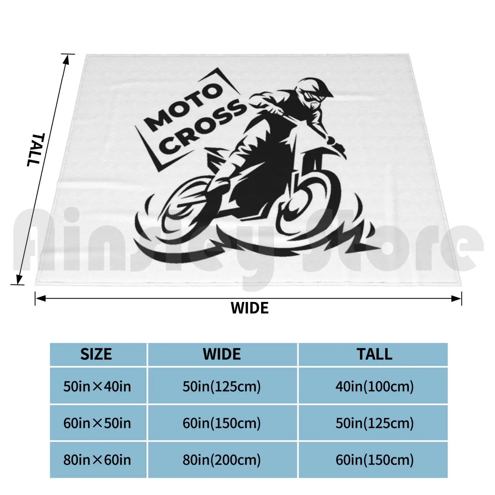 Moto Cross Wheels Racing Club . Helmet , Motorcycle , Motorsport , 21 Blanket Fashion Custom Tribal Gear