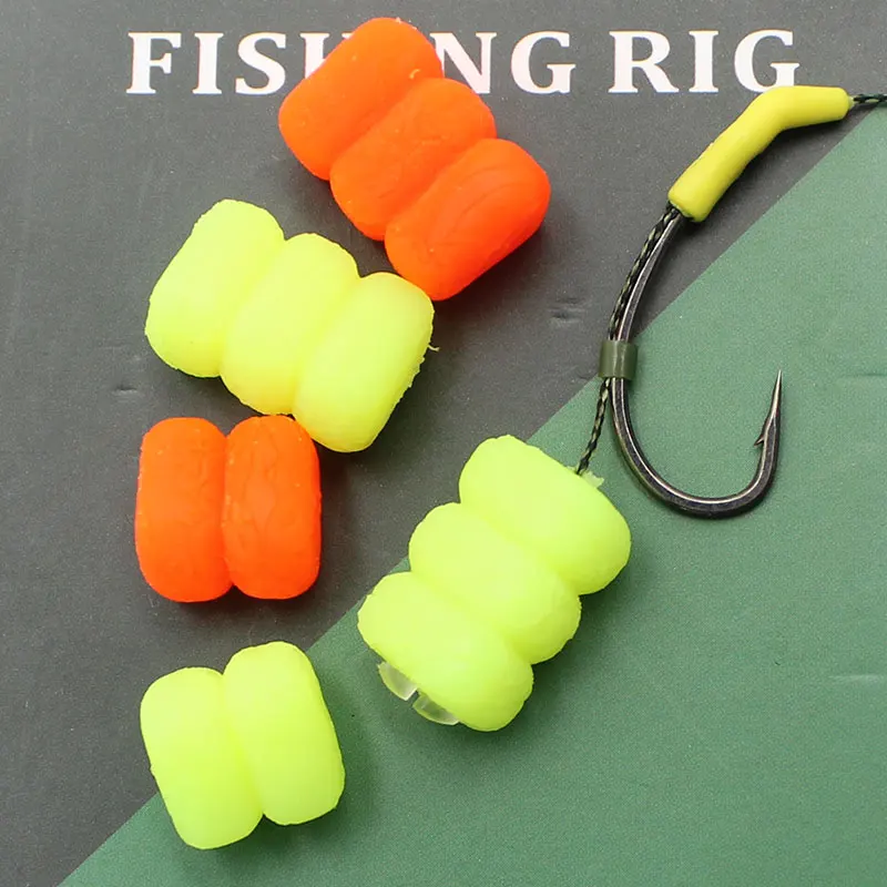 15pcs Carp Fishing Bait Slow Sinking Corn Pop Up Boilies  Method Feeder Hair Carp Rigs Carp Fishing Lure Tackles