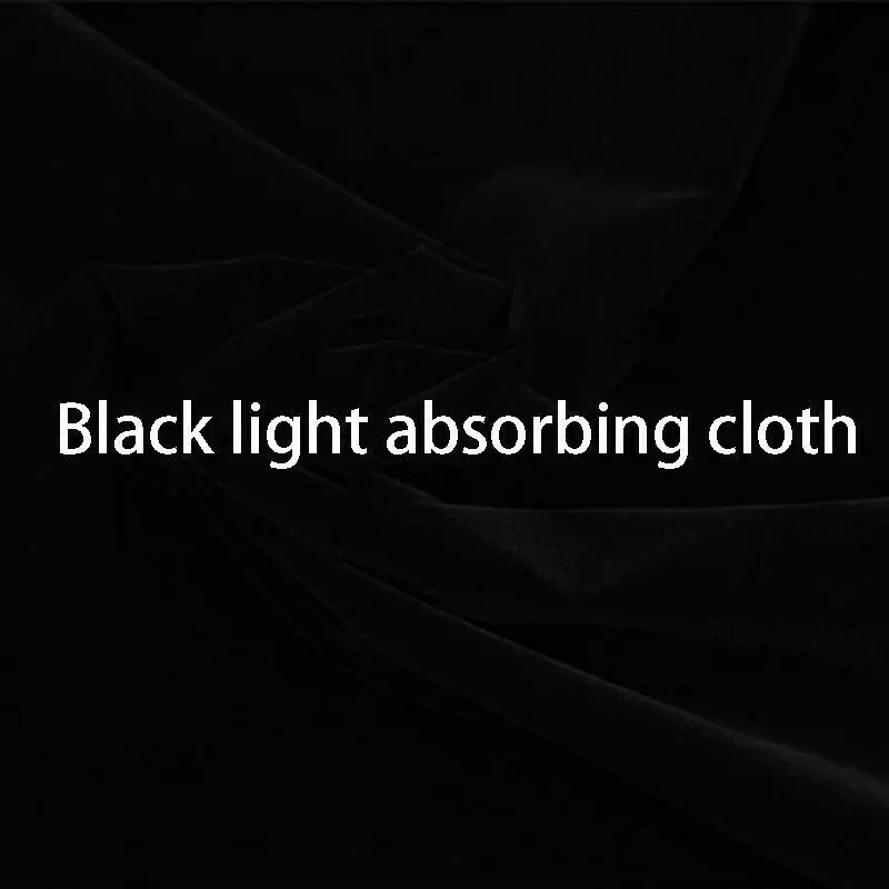 Black Light Absorb Photography Backdrop Cloth Non-reflective Photo Background Studio Collapsible Black Screen Photography Props