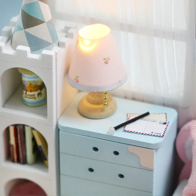 Regalos navideños Regalos de aniversario para amigos Juguetes de construcción Casa construida a mano Decoraciones cálidas para tiempo libre