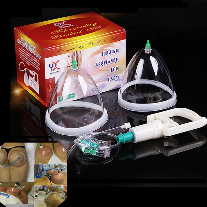 Hot Sale Breast Buttocks Enhancement Pump Lifting Vacuum Cupping Suction Therapy Device Enhance Do Wholesale/dropshipping