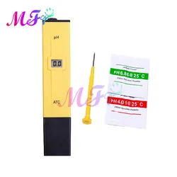 PH Meter Digital PH Tester Water Quality Testers Acidity Measure Device Water Pool Aquarium Hydroponics Home 0-14pH