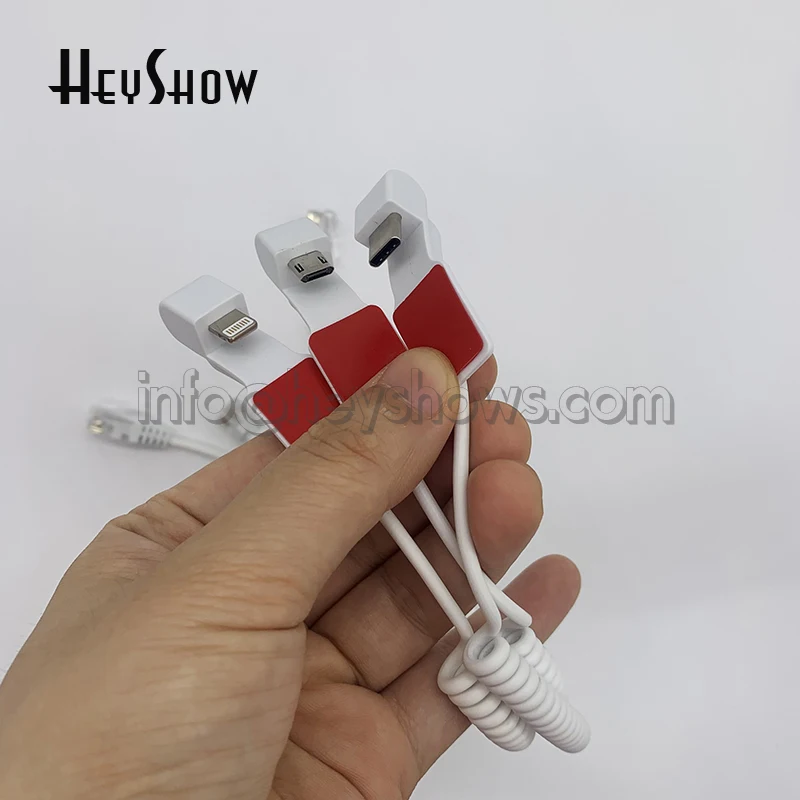 Soporte de seguridad para teléfono móvil, acrílico, soporte de pantalla antirrobo, alarma antirrobo para teléfono inteligente, Apple, Huawei,