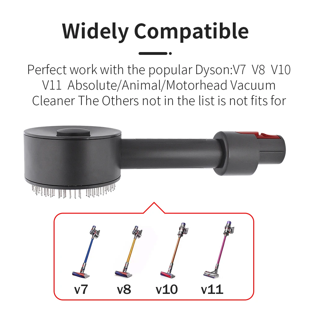 Щетка для домашних животных, беспроводная, совместимая с пылесосом Dyson V7 V8 V10 V11, запчасти для бытовой техники, аксессуары, замена