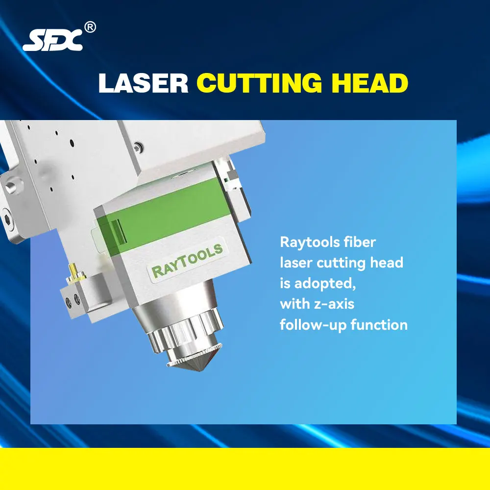 9013 SFX Optical Fiber Laser Cutter 1500W JPT Metal Laser Cutting Machine 900*1300 Cutting Area