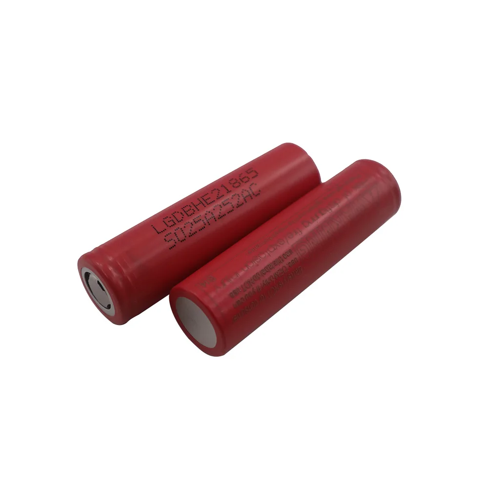 LGDBHE21865 2500mAh 3 sztuk INR18650 Li-Ion 3.6V 2.5Ah wysokiej mocy narzędzie akumulator rozładowania 20A litowo 3.7V