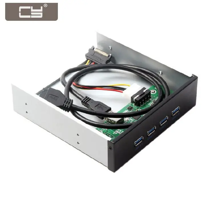 

Chenyang USB 3.0 HUB 4 Ports Front Panel to Motherboard 20Pin Connector Cable for 5.25" CD-ROM Bay