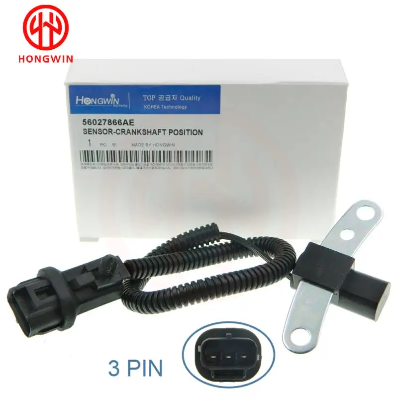 56027866 AE, 56027866 AC,5S1806 NOWY czujnik położenia wału korbowego pasuje do Jeep Grand Cherokee Wrangler 2.5 4.0 1996-2001
