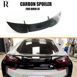 Real Carbon Fiber Rear Trunk Lip Wing Spoiler for Bmw I8 2014-UP Auto Racing Car Styling Tail Boot Body Kit