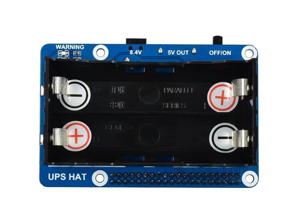 

UPS HAT (EU), EU version for Raspberry Pi,5V Uninterruptible Power Supply,Multi Battery Protection Circuits