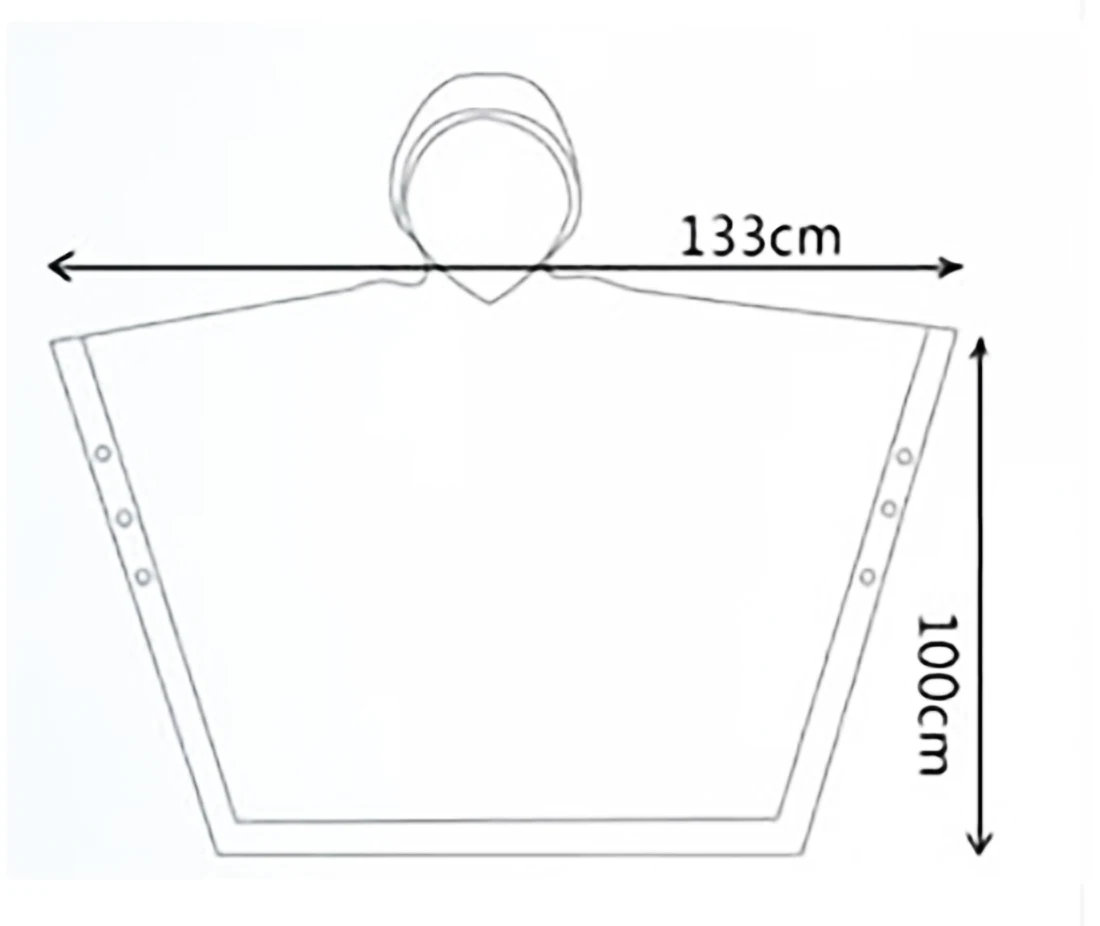 Многоразовый женский и мужской портативный дождевик, дождевик для езды на велосипеде, рыбалки, пешего туризма, лагеря с капюшоном