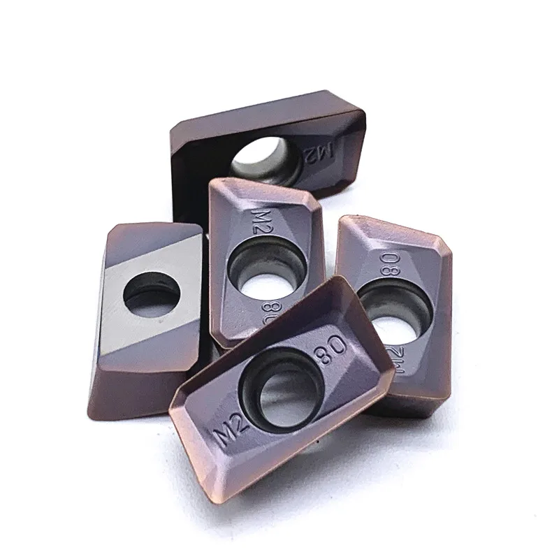 Imagem -06 - Carbide End Milling Tool Cnc Milling Insert Turning Insert Apmt1604 m2 Vp15tf Apmt1604 h2 Vp15tf Apmt1135 Apmt1604pder