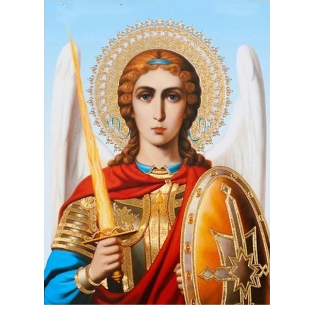 Mastering the Sacred Art: A Designer's Deep Dive into 5D Archangel Michael Diamond Painting