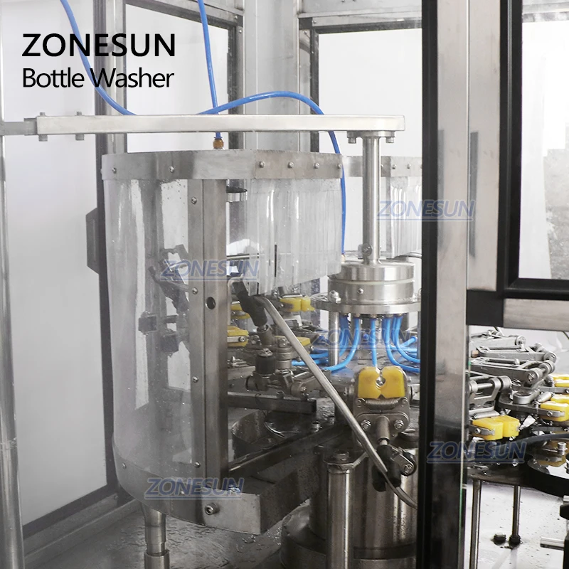 ZONESUN ZS-WB12 latte rotante vino di plastica piccolo Pet automatico ricicla bottiglia di vetro lavaggio macchina di pulizia