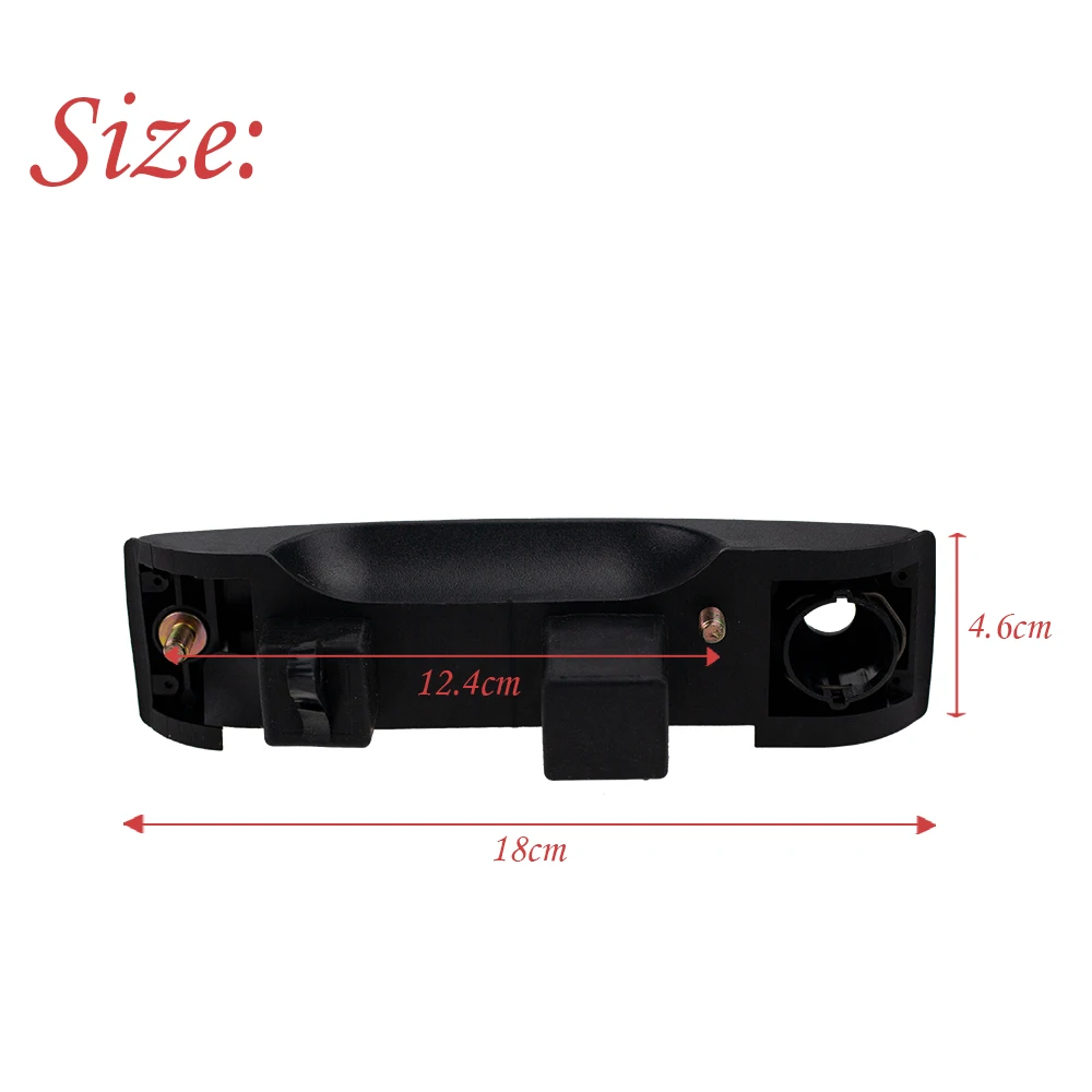 OK72A-72-410 Right Side Power Sliding Door Outer Handle Black for Kia Pregio 1995-2006