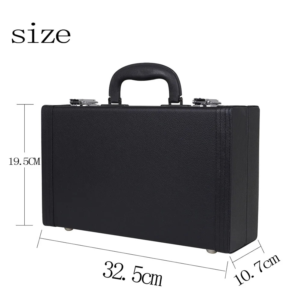 Clarinet Case Box Gig Bag Black PU Leather Case Padded High Quality Woodwind Instrument Clarinet Klarnet Protection Accessories