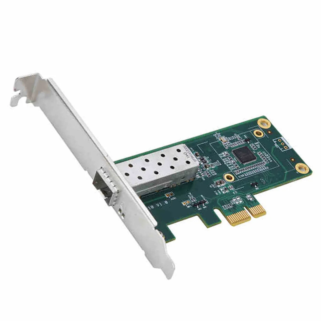 DIEWU TXA026 PCI Express 1x Gigabit Fiber Network Lan Card w/ Single SFP Port 10/100/1000Mbps Ethernet Controller for Desktop PC