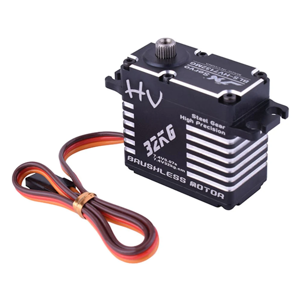 JX مضاعفات BLS-HV7132MG 32 كجم 7.4V 0.07sec عالية السرعة الدقة الصلب والعتاد CNC الرقمية فرش ل RC سيارة روبوت طائرة بدون طيار