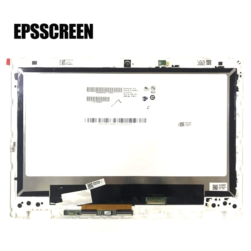 new laptop lcd screen fit for ACER CHROMEBOOK R11 C738T digitized screen touch assembly display HD 30PIN white