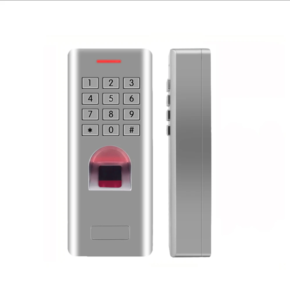 12V DC Door Lock,Anti-tamper Finger Scan PIN Multifunctional Fingerprint Access Control System  Attendance records