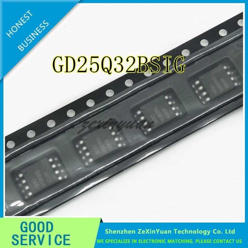 20 قطعة-100 قطعة GD25Q32BSIG 25Q32BSIG GD25Q32 WSOP8 SPI فلاش 32 ميغابت/4 ميجابايت 100% جديدة ومبتكرة