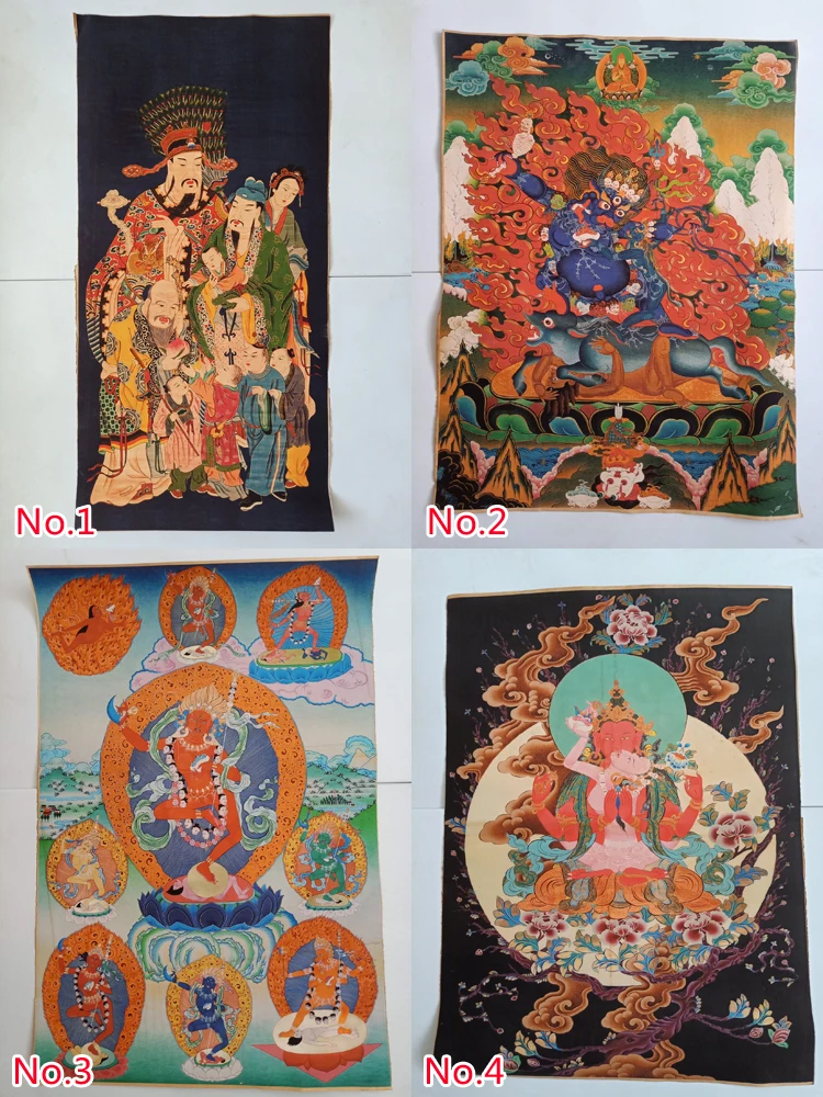 

Коллекция Китай Тибет Nepal Thangka живопись Фортуна Экзорцизм Ping городской дом/5 стилей/13