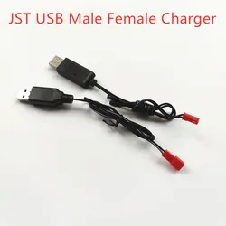 3.7V USB JST Charger Cable Adapter Female Male Battery Wires Connector Spare Parts For DIY Toys Drone Helicopter