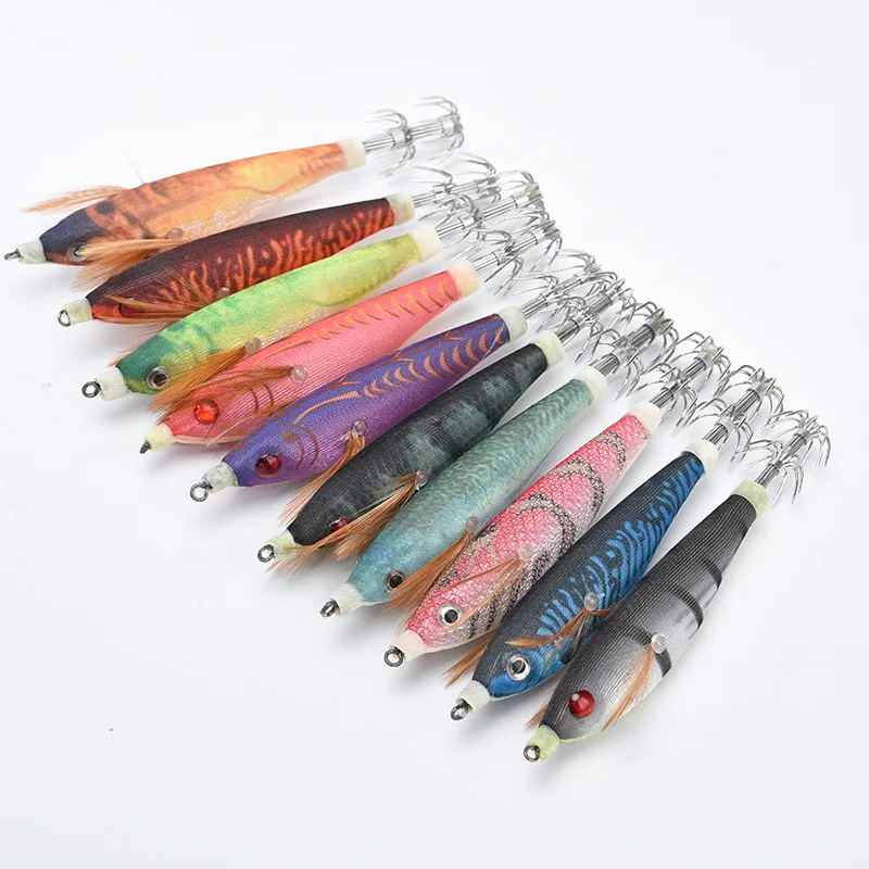 Señuelo duro calamar brillante para pesca de depredadores - imagen 4