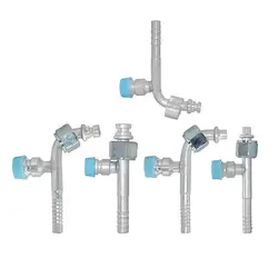 Hose joint for automobile air conditioner,Air cooling joint,OR\R134 fitting with valve,Air cooling Fitting with valve