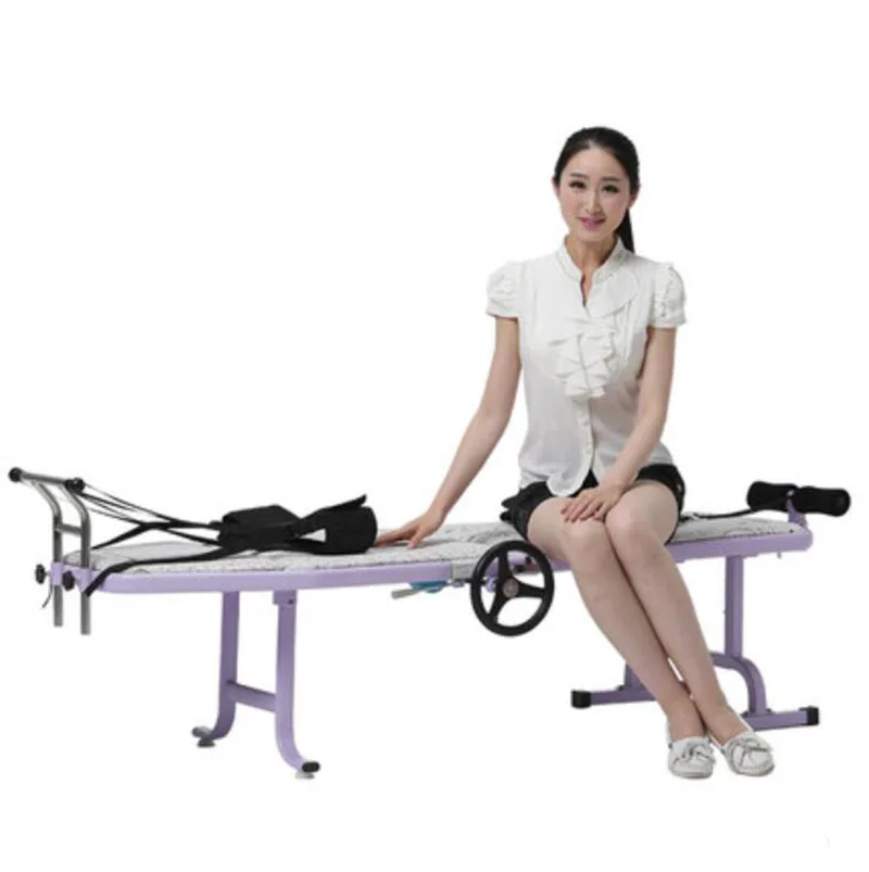Lumbar disc stretcher cervical household whole body tractor tractor traction bed folding bed guards