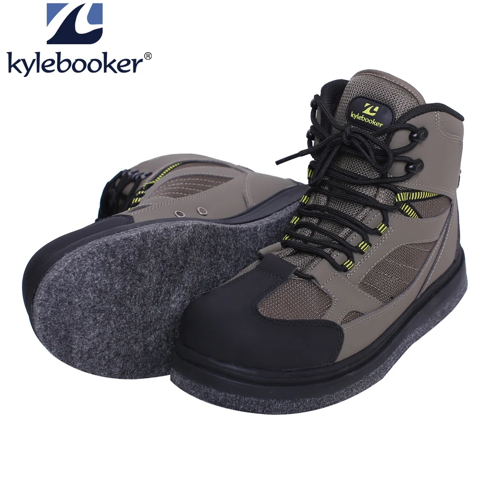 Filcowa podeszwa Wędkarskie buty do brodzenia Oddychające buty do brodzenia Antypoślizgowe buty do brodzenia po rzekach