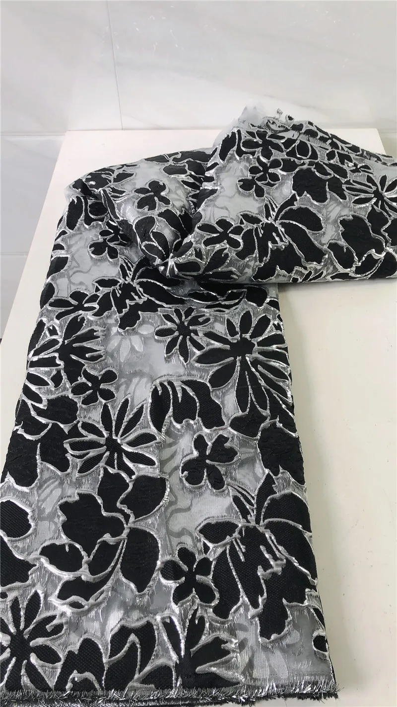 

Pretty Design African Jacquard Material French Lace Fabric for Sewing Fashion Dress High Quality Hot Sale
