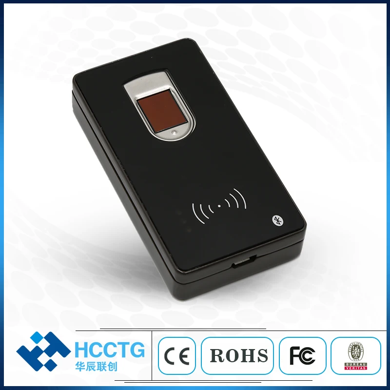 MIC USB Portable Wireless Bluetooth Fingerprint Instrument Reader for Smart Card Authentication  HBRT-1011