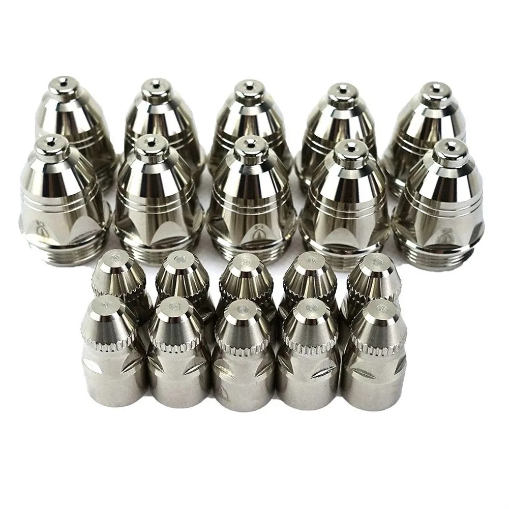 20pcs Premium P80 Plasma Cutting Torch Consumable Cutting 60A 80A 100A P80 CNC Plasma Torch Tip Electrode Nozzle