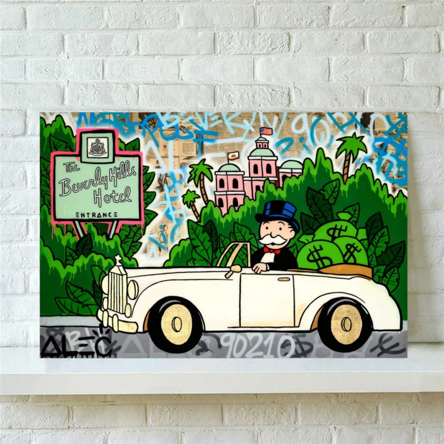 أليك احتكار رولز بيفرلي HD جدار الفن قماش المشارك طباعة قماش اللوحة الزخرفية لمكتب غرفة المعيشة ديكور المنزل