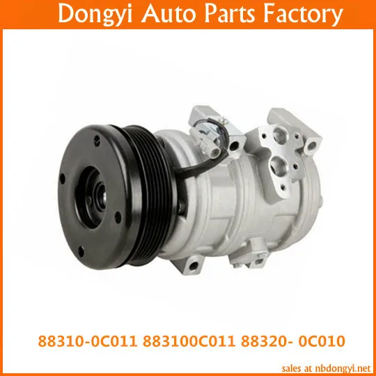 10S17C  6PK 12v High quality A/C Compressor  For  88310-0C011  883100C011 88320- 0C010  883200C010