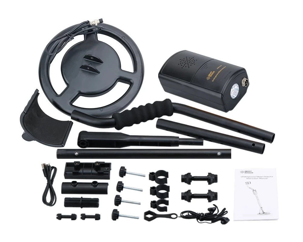 Metal Detector UnderGround Depth1.8m AR944M Scanner Finder Tool 1200mA Li-Battery for Gold Digger Treasure Seeking Hunter Tester