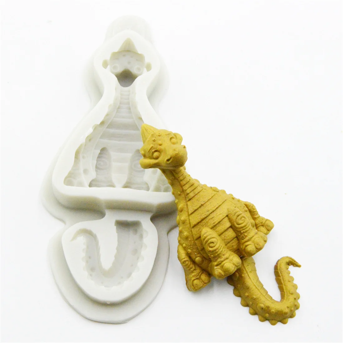 Luyou 1pcs DIY Dinosaur Silicone Cake Mold Fondant Resin Mold Birthday Cake Decorating Tools Kitchen Baking Accessories