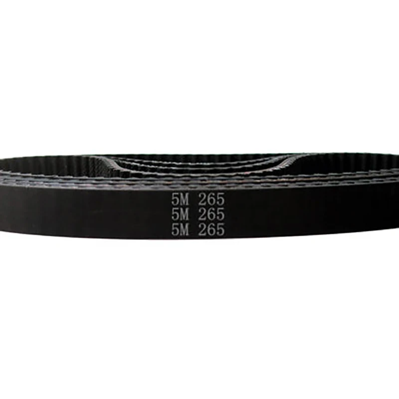 

1pc HTD5M belt 265-5M-15 Teeth 53 Length 265mm Width 15mm 5M timing belt rubber closed-loop belt 265 HTD 5M S5M Belt Pulley