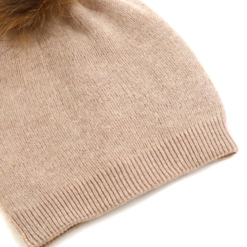 VISROVER 9 Colorway Solid Color Real Cashmere Woman Winter Hat Soft Unisex Autumn Bonnet Soft handfeel Woman Warm Skullies Gift