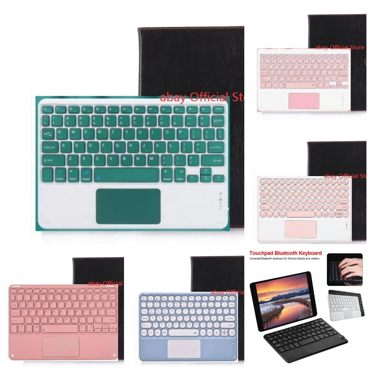 Universal Wireless Bluetooth Keyboard Tablet Cover for Lenovo Chromebook Duet CT-X636F 10.1inch Magnetic Case