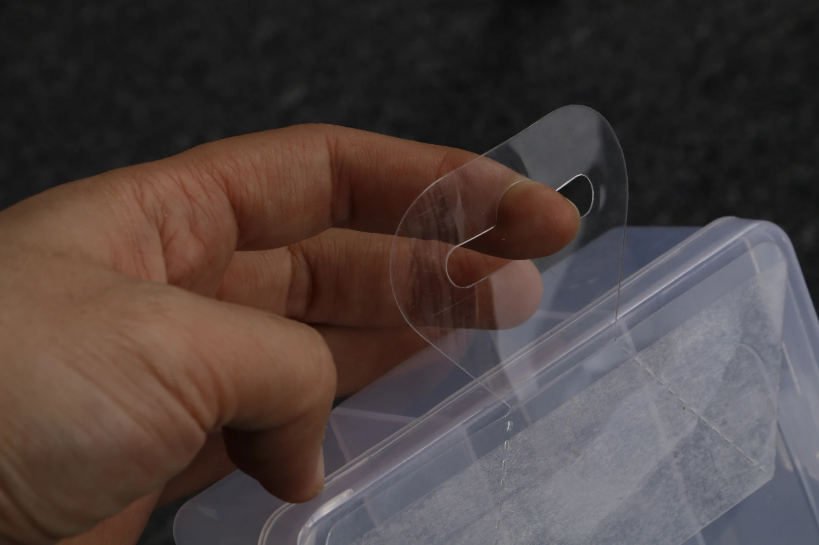 Adhesive Hang Tabs Clear