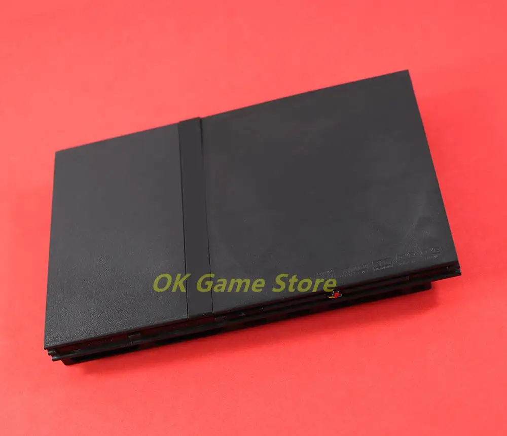 6Sets Black Full Housing Shell Case for PS2 Slim 7W 70000 7000X 9W 90000 9000X Console Cover with sticker labels Repair Parts