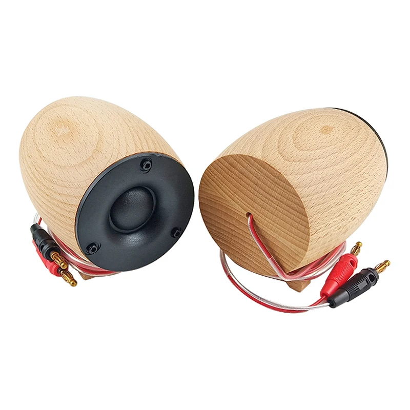 New 1Pairs Wooden Super Tweeter Speaker 8OHM 20W Dome Neodymium Treble Silk Diaphragm Home Theater Tweeter Compensation 30KHZ