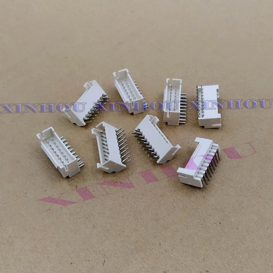 

25Pcs BTC BCH LTC ZEC ETH DCR miner connector 2x9P male socket curved needle Suitable for Asic miner antminer S9 Z11 L3 S9 X3 A1