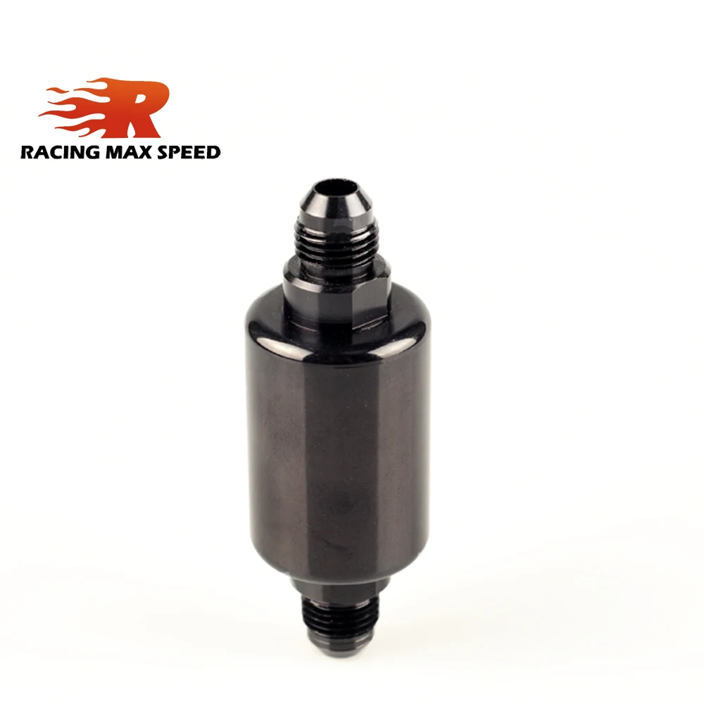 AN8 or AN6 High Flow Motorsport/Rally/Racing Alloy Fuel Filter With 100micron Steel filter