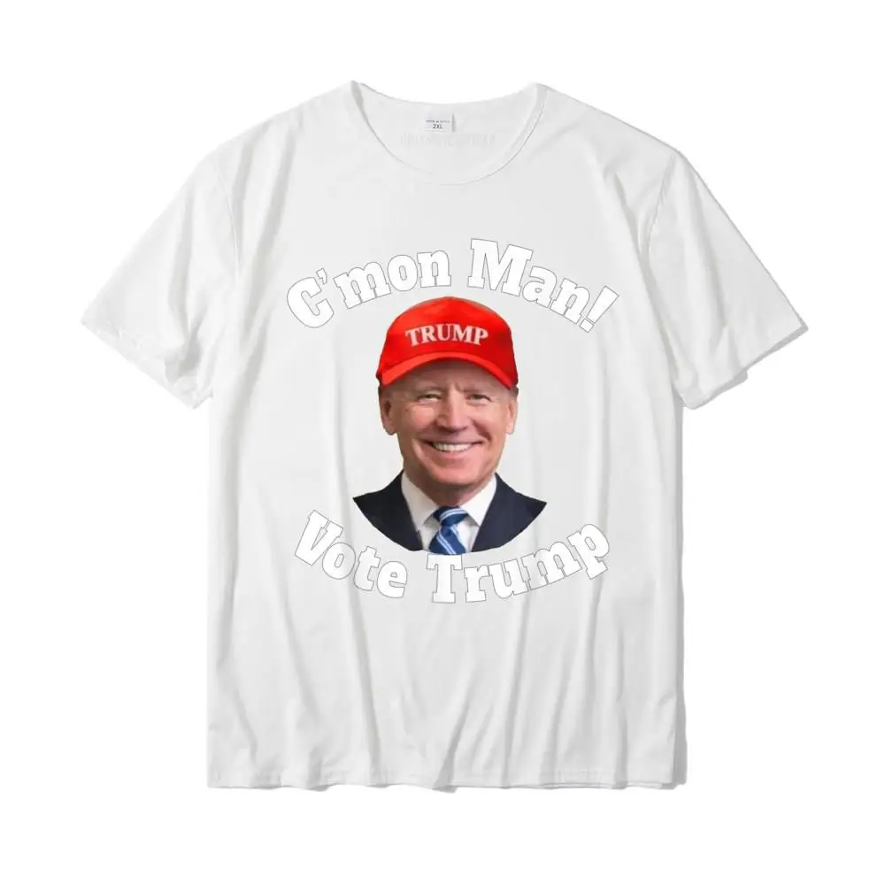 C'mon Man! Pro Trump Biden Votes Trump Halloween T-Shirt T Shirt Graphic Personalized Cotton Men Top T-Shirts Personalized