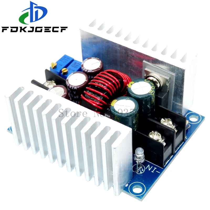 300W 20A DC-DC Buck Converter Step Down Module Constant Current LED Driver Power Step Down Voltage Module Electrolytic Capacitor