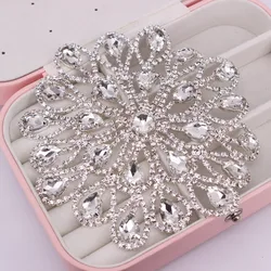 Cristal de luxo sutiã decalques decorativos strass applique remendo para vestido, chapéus, sacos, sapatos diy acessórios de vidro